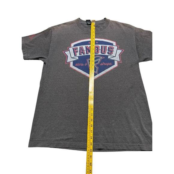 Famous Stars & Straps Men’s T-Shirt - Distressed‎ Grunge Skater - size L - Picture 6 of 7